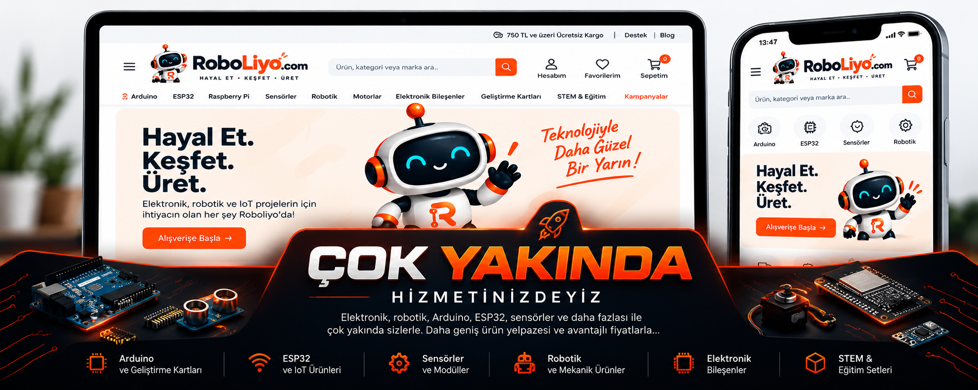 RoboLiyo.com Çok Yakında Hizmetinizde